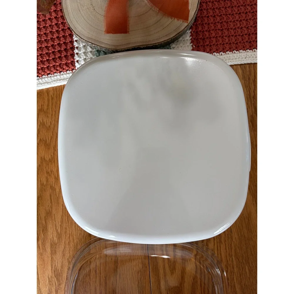 Corning Ware English Rose 5 Liter Casserole Dish A-5-B with Pyrex Lid A-12-C